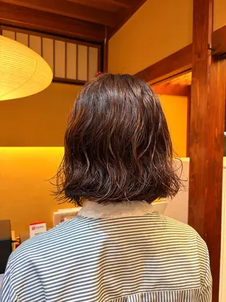 ショート パーマ ゆるふわガーリーst yle🩰yuukaのヘアスタイル