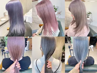 ロング カラー ダブルカラーが得意 髙木千惺/大須のヘアスタイル