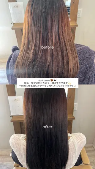 カラー 河辺 静海のヘアスタイル