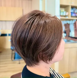 ショート カラー 桃井 達哉のヘアスタイル