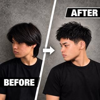 ショート メンズ スパイキーショート 心斎橋【戸兵吏駒】のヘアスタイル