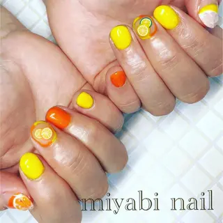 ネイル miyabi nail 桂川駅近くのネイルデザイン