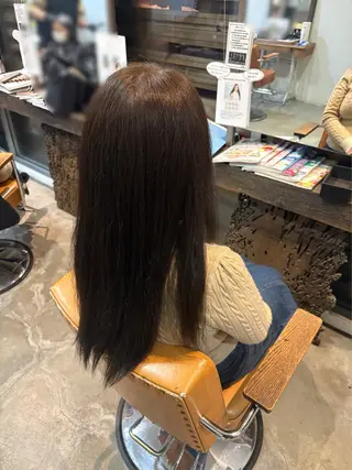 ロング カラー COLOR LABO かすみのヘアスタイル
