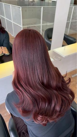 ロング カラー Honoko🐰 艶カラー/韓国ヘアのヘアスタイル