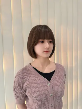 ミディアム カラー 佐々木 麻衣のヘアスタイル