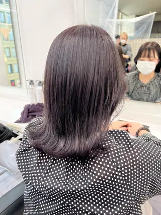 ショート カラー パーマ ヘアアレンジ メンズ キッズ ネイル マツエク・マツパ アイブロウ 上品＆韓国風 🥀海心🥀のヘアスタイル