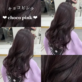 ロング ami 顔まわりカット／小顔のヘアスタイル