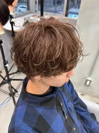 カラー メンズ REO ／フルカラーのヘアスタイル