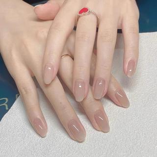 ネイル By moonネイル 🌷ワンホン/韓国風のネイルデザイン