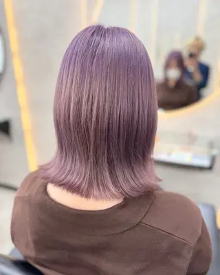ミディアム ケアブリーチ🌺 透明感🪽とわのヘアスタイル
