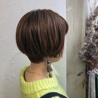 ショート カラー マルヤマ リナの眉毛・アイブロウイメージ