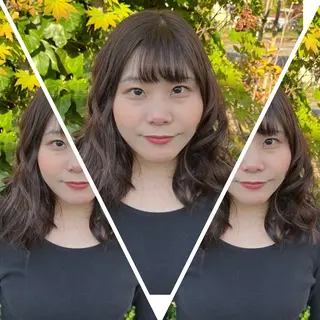 ミディアム カラー 艶髪特化 しゅんぼう 長岡髪質改善のヘアスタイル