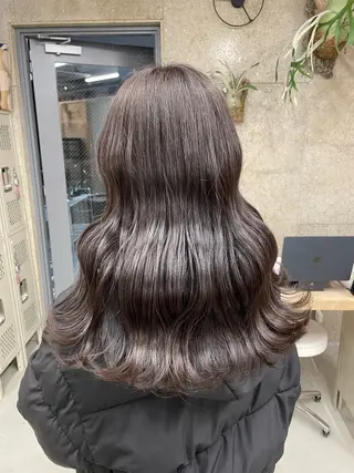 セミロング カラー SiLO／ mahiroのヘアスタイル