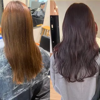 ロング 透明感カラー ラベンダー🤍エリコのヘアスタイル