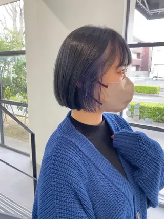 ショート ハイトーンカラー🌈 メンズパーマ鈴木康平のヘアスタイル