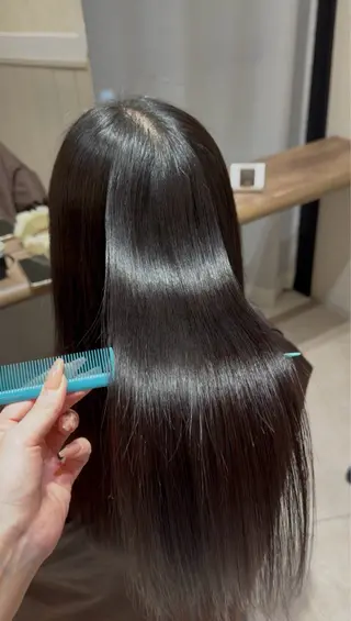 ロング カラー パーマ 🤎渋谷/透明感 艶カラーみほ🎀໒꒱のヘアスタイル