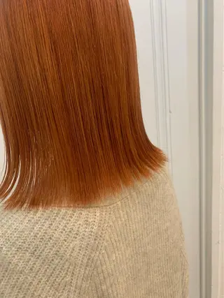 セミロング カラー wakana/ 柔らかベージュカラーのヘアスタイル
