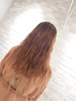 ロング パーマ 大場 友稀のヘアスタイル