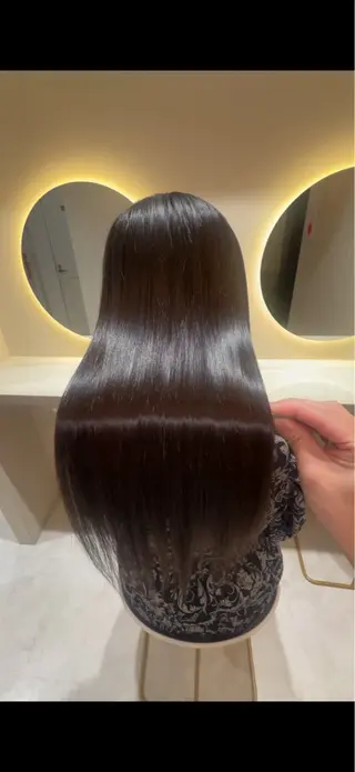ロング 縮毛矯正/髪質改善 ちはる🍑のヘアスタイル