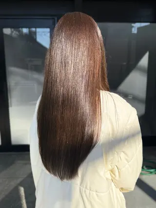 ロング カラー 透明感カラー/パーマ 🌀アオノのヘアスタイル