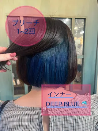 ショート カラー ゆづき:ショート・透 明感カラー特化のヘアスタイル
