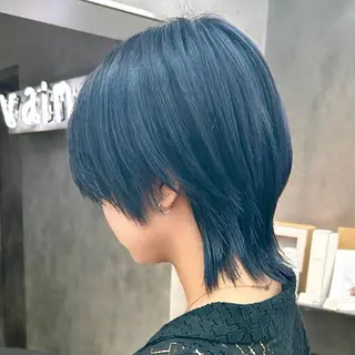 ショート カラー 艶髪/ショート/ ボブ/なつきのヘアスタイル