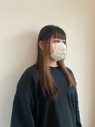 ロング カラー 韓国好き🇰🇷 美容師MIKUのヘアスタイル