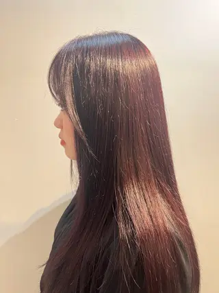 カラー 園田奈津 ボブ・レイヤーカットのヘアスタイル