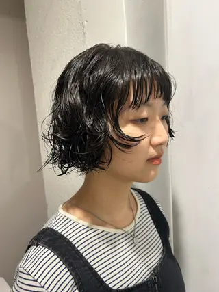 ショート パーマ メンズ清潔感のプロ 💈メンズパーマ藤田のヘアスタイル