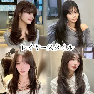 ロング カラー ヘアアレンジ 髪質改善/透明感 カラー/吉田光佑のヘアスタイル