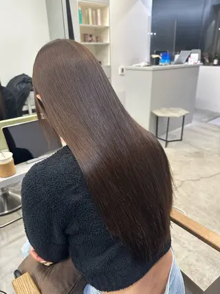 ロング パーマ ハイトーンカラー が絶対可愛い✨泰聖✨のヘアスタイル