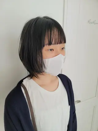 ミディアム 鈴木 翠のヘアスタイル