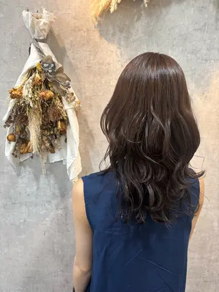 ロング カラー 艶髪/透明感カラー 下山 萌華のヘアスタイル