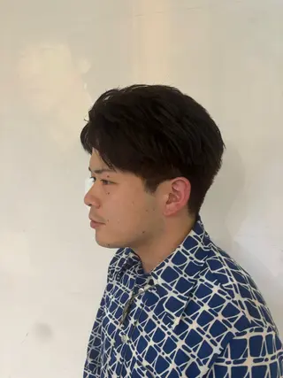 ショート カラー 井上 陸のヘアスタイル
