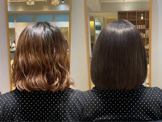 ショート カラー パーマ 縮毛矯正/レイヤー 🌙児玉光瑠のヘアスタイル