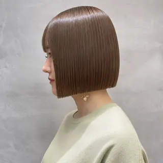 ショート カラー 🦋韓国風レイヤー/ 艶髪矯正🦋凛太郎のヘアスタイル