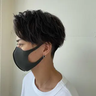 カラー メンズ 川上 紗也加のヘアスタイル