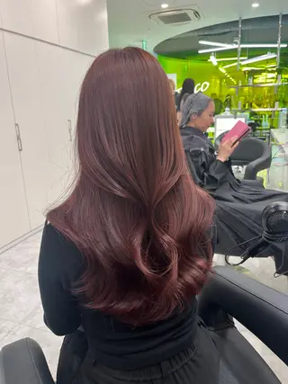 カラー うる艶ストレート♡透 明感カラー♡かずまるのヘアスタイル