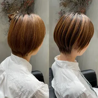ショート カラー 表参道/個室シェア サロン/中山優介のヘアスタイル