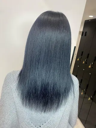 セミロング カラー 艶髪ハイトーン💎 Rukumoのヘアスタイル