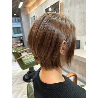 ショート カラー 鎌ヶ谷大仏フレスコ ✂︎ NATSUMIのヘアスタイル