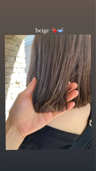 カラー 金子 歩実のヘアスタイル
