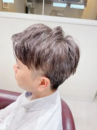 メンズ ボブ✄／透明感カラー 上野 梨奈のヘアスタイル