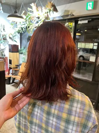 カラー 松原 樹里のヘアスタイル