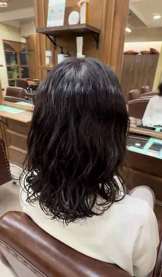 パーマ 艶髪💎透明感✨ 似合わせ💛RIHOのヘアスタイル