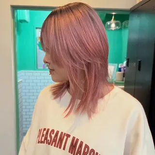 ミディアム ハイトーン🎀 MIYU💖のヘアスタイル
