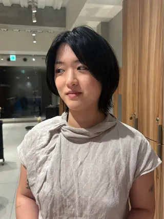 ミディアム ショート⌇パーマ ⌇ RIN🌙のヘアスタイル
