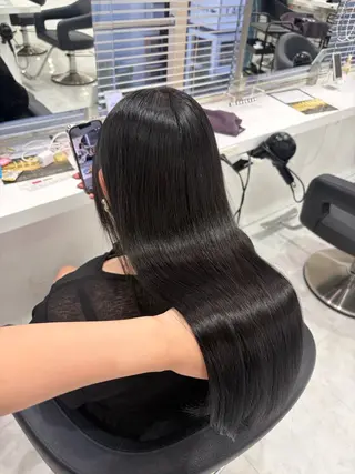 ロング カラー 韓国トレンドヘア🤍 Chima🤍のヘアスタイル