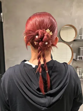 セミロング ヘアアレンジ デザイン/アレンジ ❤︎イシイレイのヘアスタイル