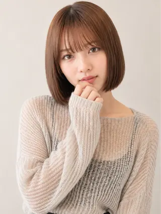セミロング MYRTLE TSUNODAのヘアスタイル